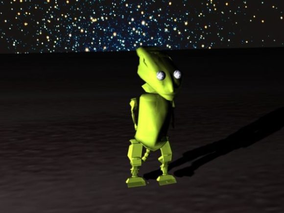 Alien Planet Man Character