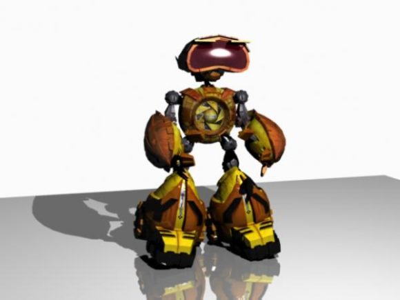 Human Form Futuristic Robot