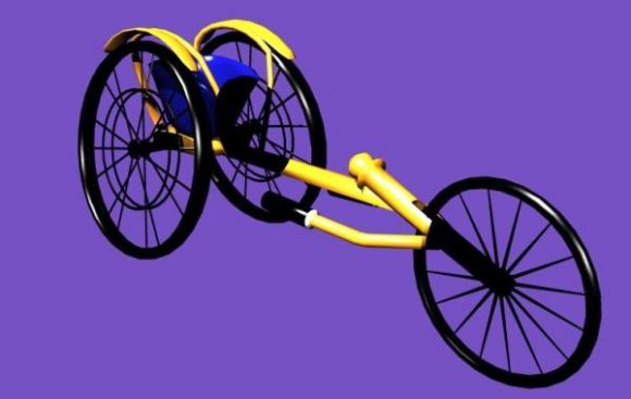 Racing Wheels Chair Vehicle