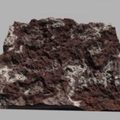 Mountain Terrain Brown Stone