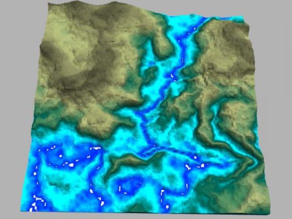 Sea Island Map Terrain