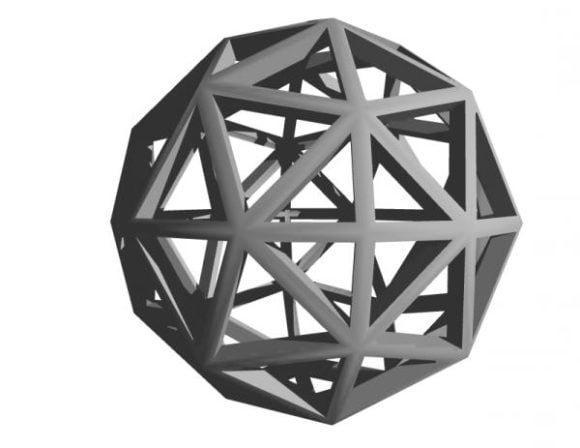 Sphere Mesh Shape Decoration