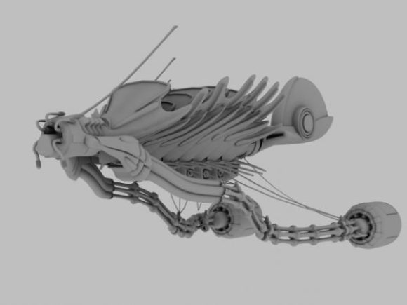 Skeleton Spaceship Concept