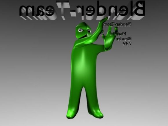 The Green Man Cartoon Character