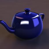 Glossiness Material Teapot