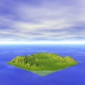 Island Terrain Landscape 3