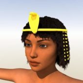 Egyptian Princess With Dynamic Hair