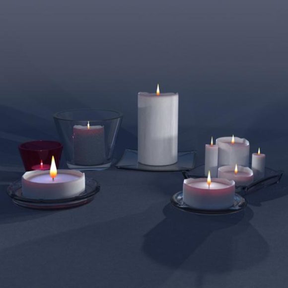 Glassware With Candles