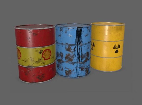 Oil Barrel Set