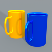Two Mug Ukraine Color