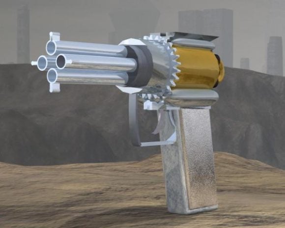 Steampunk Pistol Gun