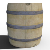 Wooden Barrel Storage